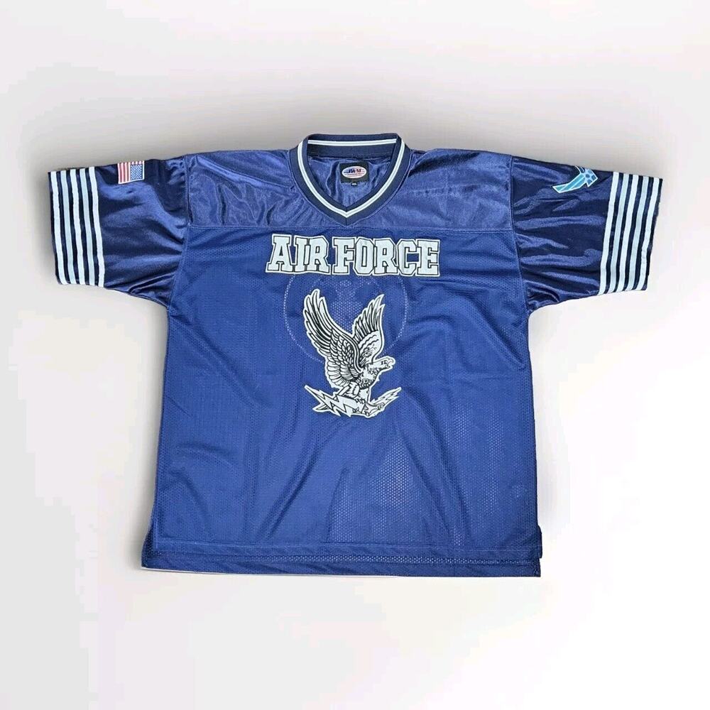 USAF US Air Force Falcons Football Jersey Shirt JWM‎ Sewn-on Patch Mens XXXL